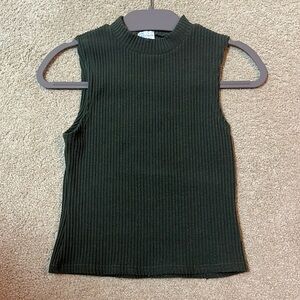 FRANCESCAS GIRLS GREEN TANK TOP